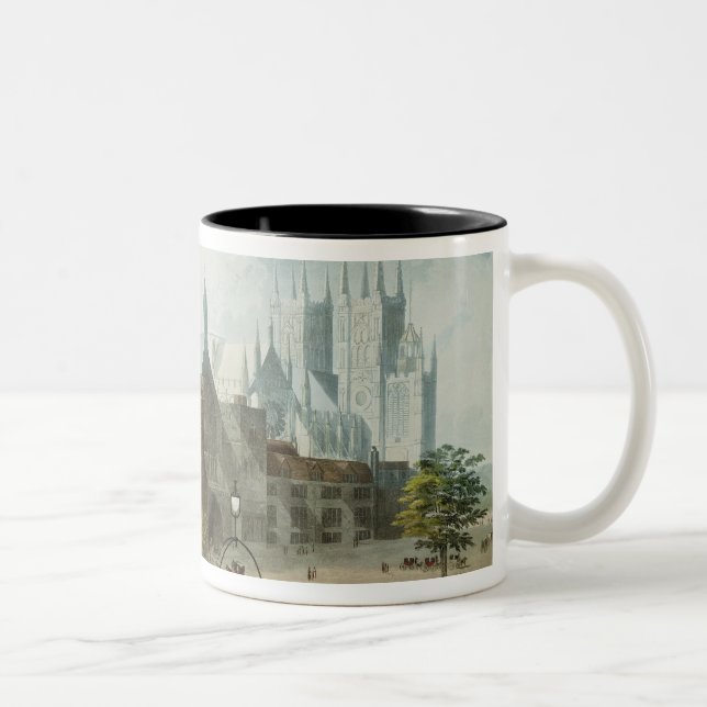 Westminster Hall and Abbey Two-Tone Coffee Mug (Right)