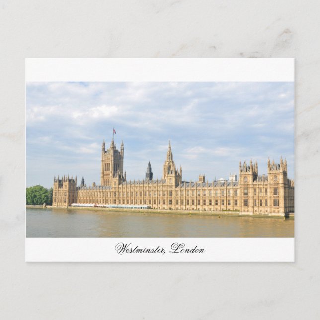 Westminster in London, UK Postcard (Front)