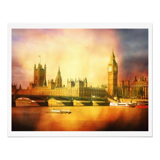 Westminster Palace and Bridge Photo print (Front)