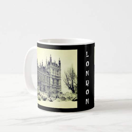 Westminster Parliament Winter London _ British Coffee Mug