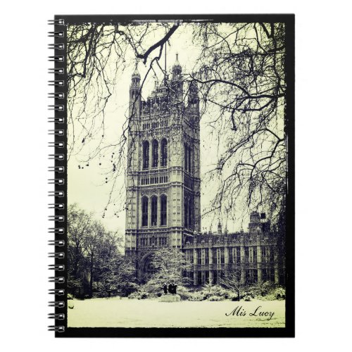 Westminster Parliament Winter London _ England Notebook
