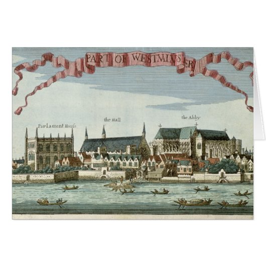 Westminster showing the Abbey Cards (Front Horizontal)