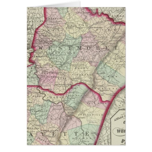 Westmoreland, Fayette counties Cards (Front)