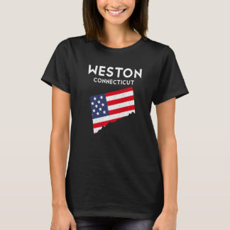 Weston Connecticut USA State America Travel Connec T-Shirt