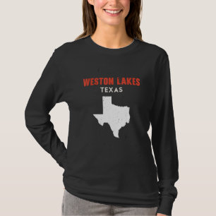 Weston Lakes Texas USA State America Travel Texas T-Shirt