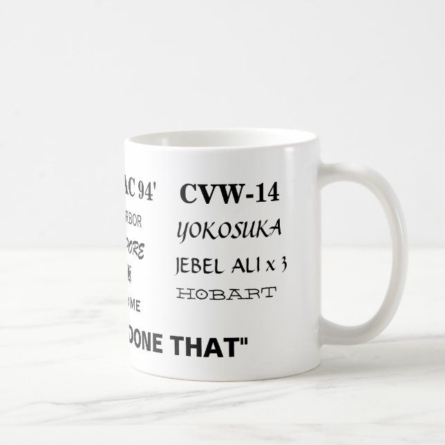 Westpac '94, CVN-70, CVW-14 Coffee Mug (Right)
