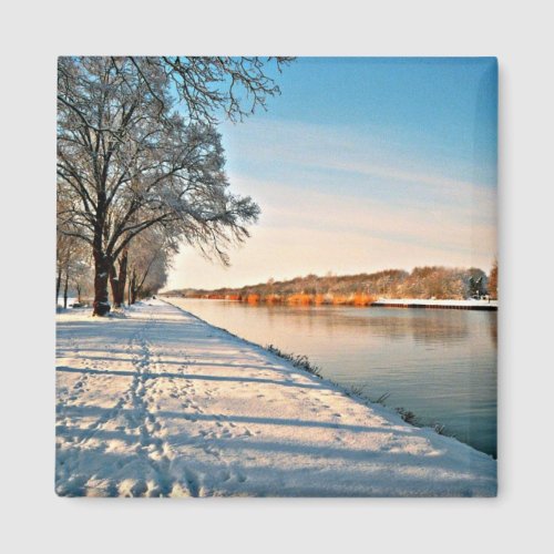 Westphalia Germany Winter Landscape Magnet