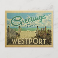 Westport Connecticut Beach Vintage Travel