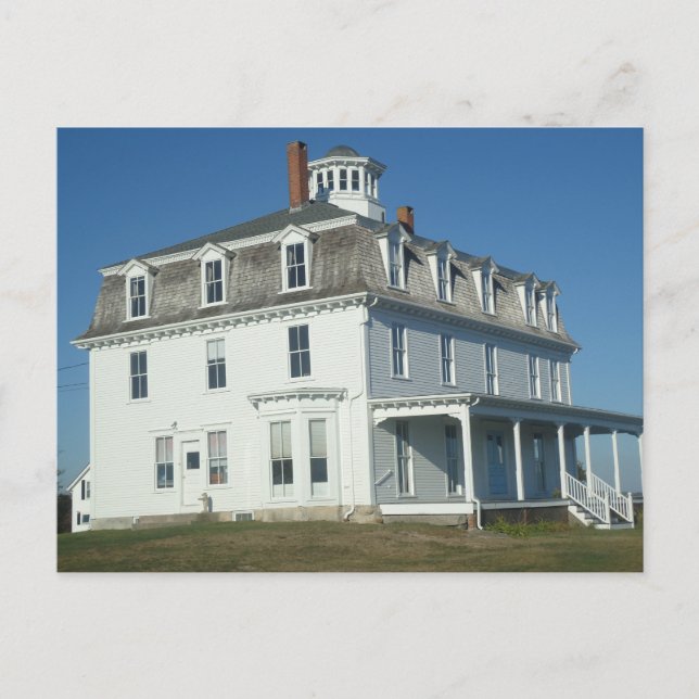 Westport Harbor, MA Cottage Postcard (Front)