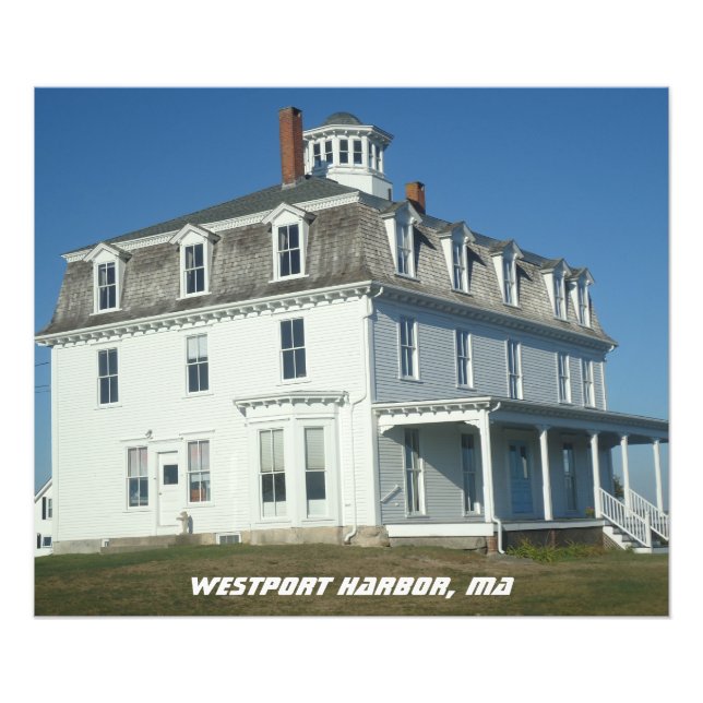 Westport Harbor, MA Summer Photo Print (Front)