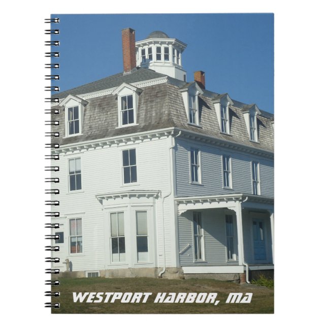 Westport Harbor, Massachusetts Cottage Notebook (Front)