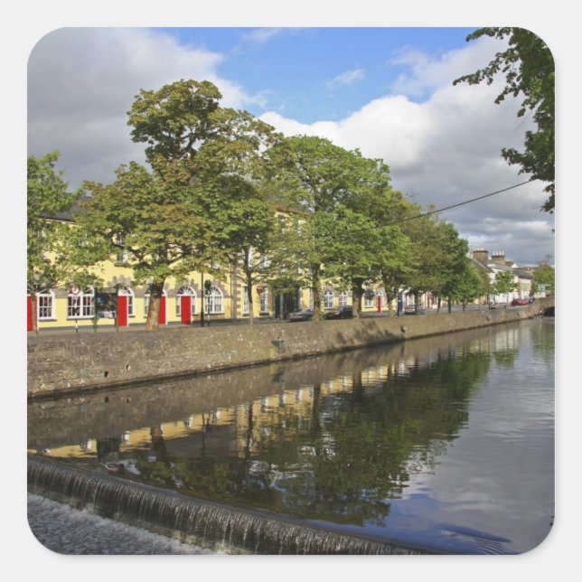 Westport, Ireland. The Atlantic town of Square Sticker (Front)