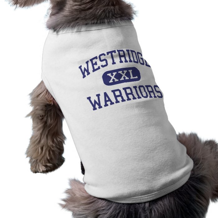 Westridge Warriors Middle Orlando Florida Dog Clothes