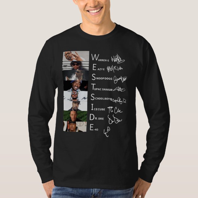 Westside Connection Hiphop Super Band Signature T-Shirt (Front)