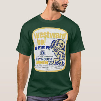 Westward Ho Vintage Faded Look Design T-Shirt