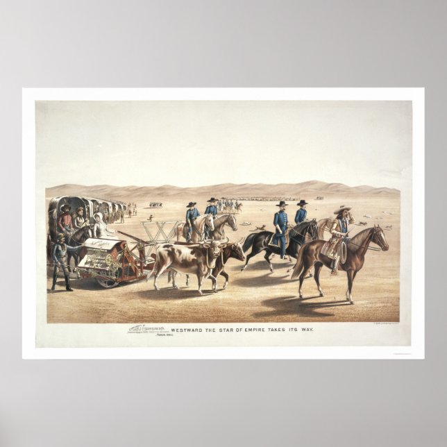 Westward the Star of Empire Takes Its Way Poster (Front)