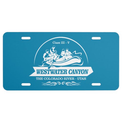 Westwater Canyon rafting 2 License Plate