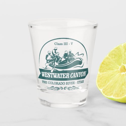 Westwater Canyon rafting 2 Shot Glass
