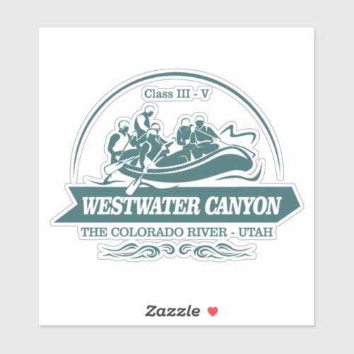 Westwater Canyon rafting 2 Sticker