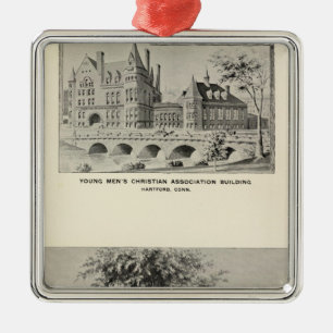 Westwood, YMCA, Hartford Metal Ornament