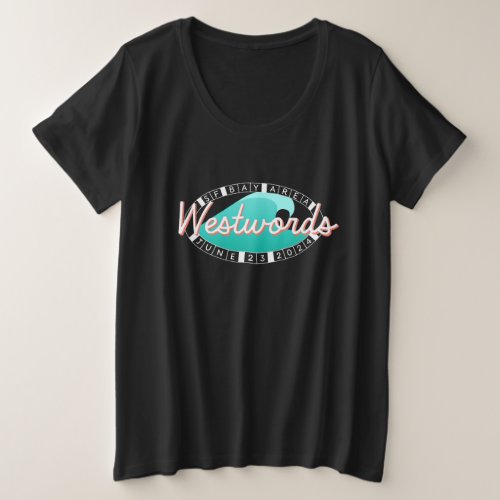Westwords Reverse Logo T_shirt womens plus size