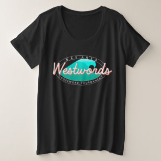 Westwords Reverse Logo T-shirt (women's plus size)