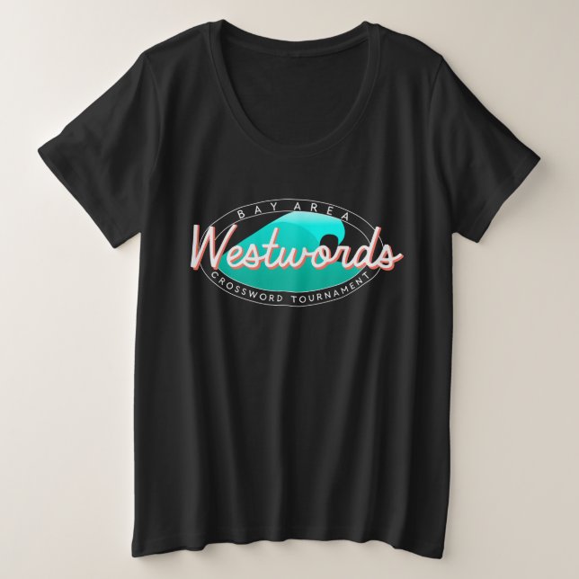 Westwords Reverse Logo T-shirt (women's plus size) (Design Front)