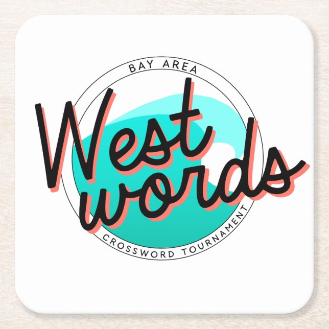 Westwords Set of Paper Coasters (Front)