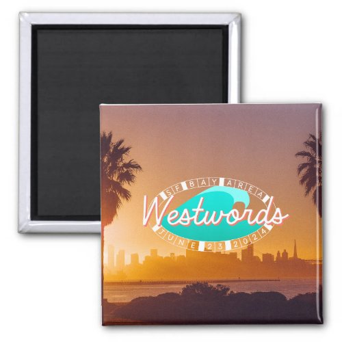 Westwords Sunset Logo Magnet