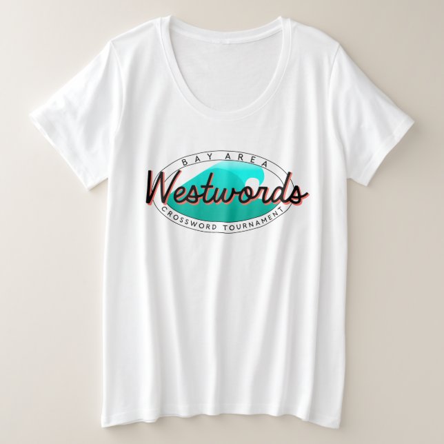 Westwords T-shirt (women's plus size) (Design Front)