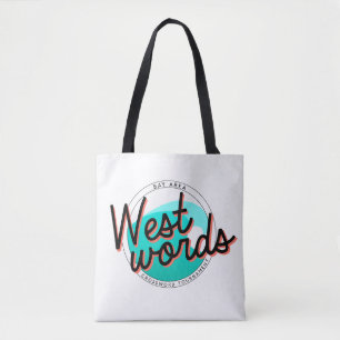 Westwords Tote (light/customizable background) Bag