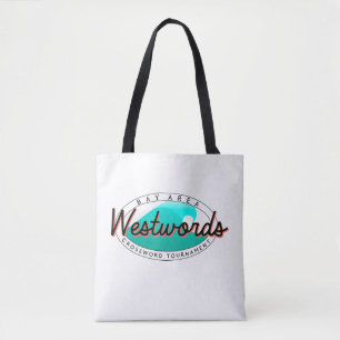 Westwords Tote (light/customizable background) Bag