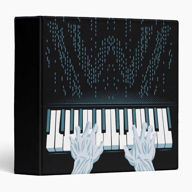 Westworld | Android Hands On Player Piano 3 Ring Binder (Front/Spine)