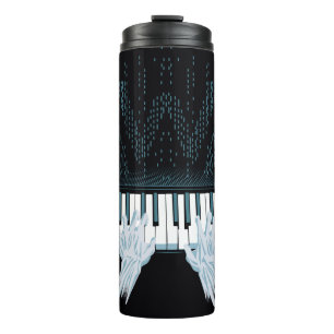 Westworld Android Hands On Player Piano Thermal Tumbler