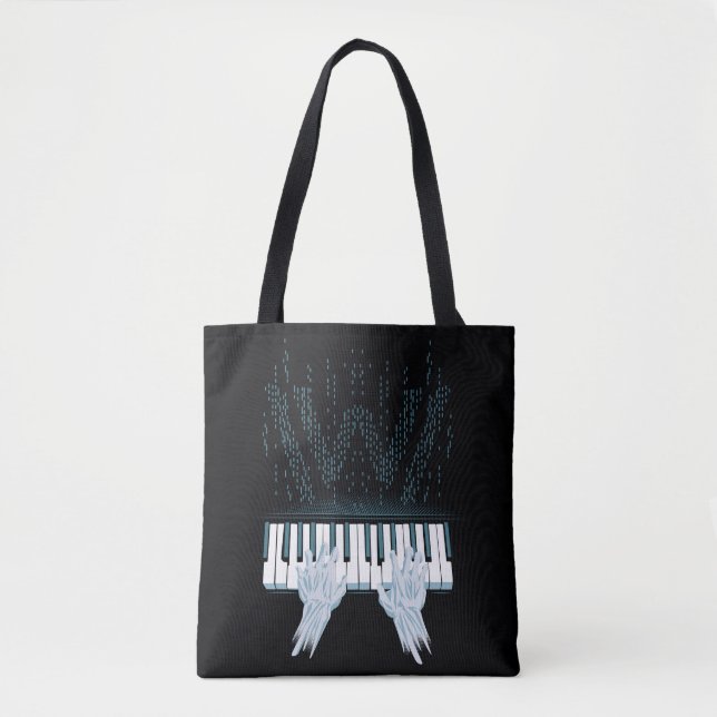 Westworld | Android Hands On Player Piano Tote Bag (Front)