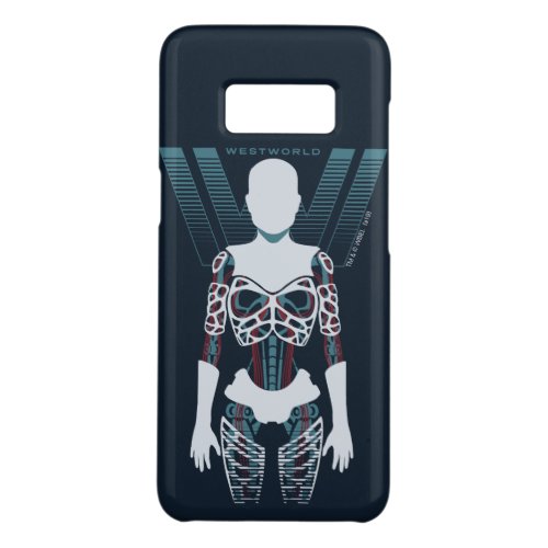 Westworld  Android Skeleton Over Logo Case_Mate Samsung Galaxy S8 Case