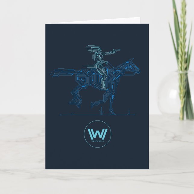 Westworld | Dolores Riding Horse Circuit Graphic Card (Front)