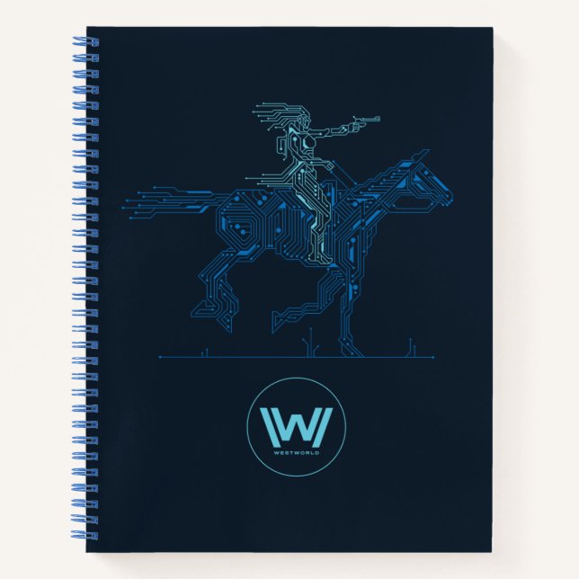 Westworld | Dolores Riding Horse Circuit Graphic Notebook (Front)