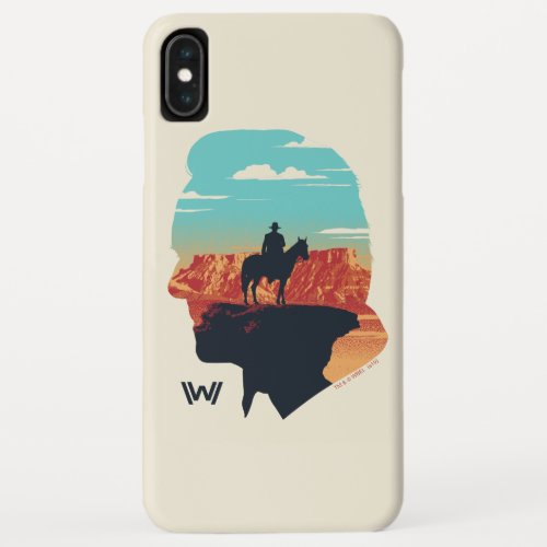 Westworld  Dr Ford Silhouette Of Man in Black iPhone XS Max Case