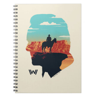 Westworld | Dr. Ford Silhouette Of Man in Black Notebook