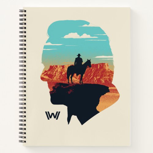 Westworld  Dr Ford Silhouette Of Man in Black Notebook