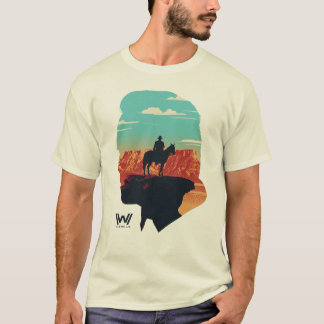 Westworld | Dr. Ford Silhouette Of Man in Black T-Shirt