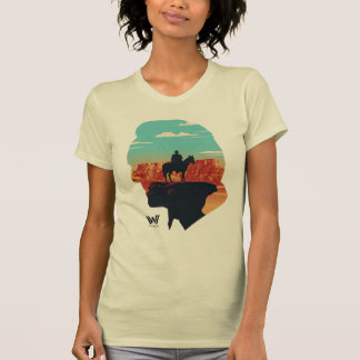 Westworld | Dr. Ford Silhouette Of Man in Black T-Shirt