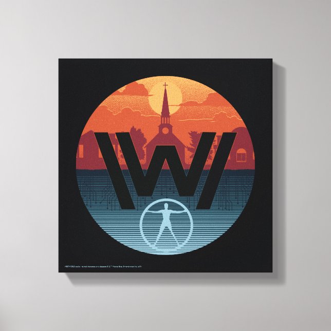 Westworld | Escalante Church Logo Canvas Print (Front)
