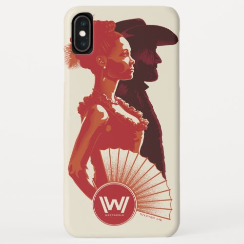 Westworld  Maeve  Hector Stencil Portrait iPhone XS Max Case