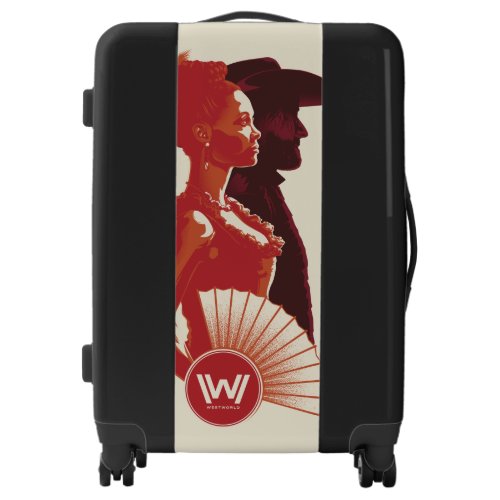 Westworld  Maeve  Hector Stencil Portrait Luggage