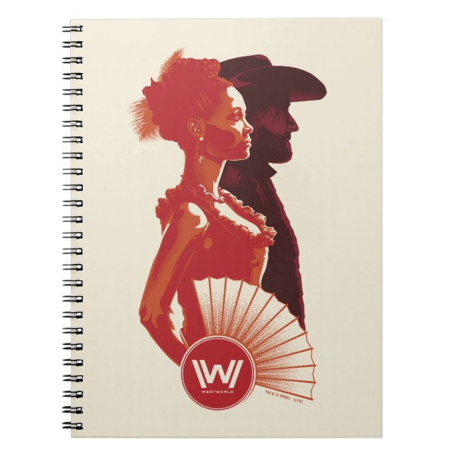 Westworld | Maeve & Hector Stencil Portrait Notebook (Front)