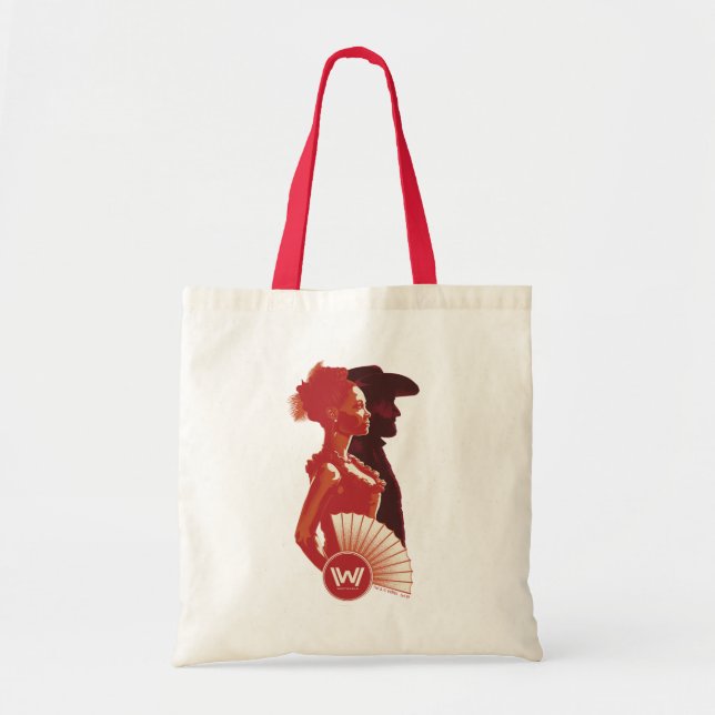 Westworld | Maeve & Hector Stencil Portrait Tote Bag (Front)