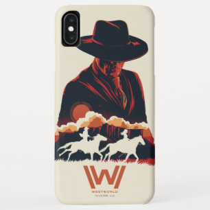 Westworld Man in Black Desert Silhouette iPhone XS Max Case
