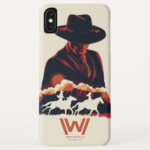 Westworld  Man in Black Desert Silhouette iPhone XS Max Case